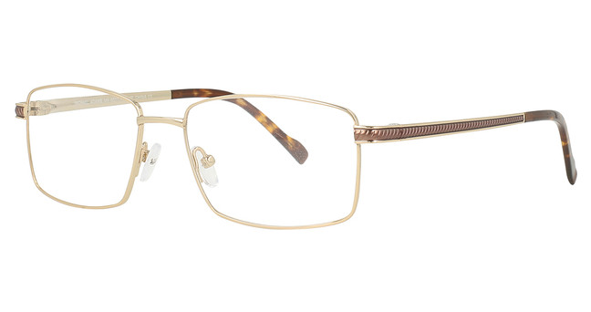 MICHAEL ADAMS Eyeglasses MA-631T YELLOW GOLD/BROWN