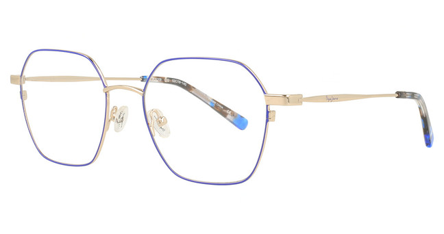 Pepe Jeans Eyeglasses PJ5209 Blue/Gold/C-12