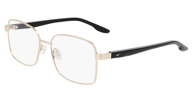 Nike Eyeglasses NIKE 8401 SHINY GOLD/BLACK/717