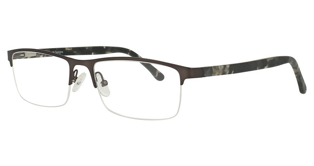 J9 Designs Eyeglasses J9 2514 Dark Gunmetal