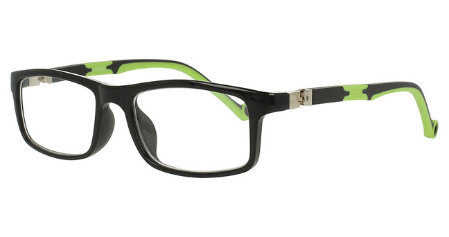 J9 Designs Eyeglasses J9 4007 Black/Green