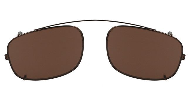 Flexon Eyeglasses FLEXON 610 CLIP ON N COFFEE 218/218