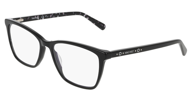 Nine West Eyeglasses NW5205BL N SOLID BLACK/001