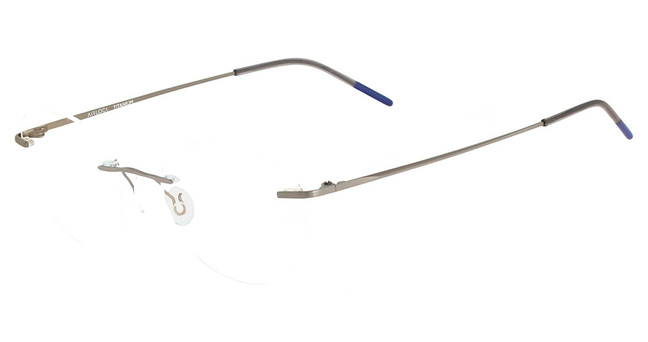 Airlock Eyeglasses AIRLOCK WISDOM 203 N SATIN SILVER/046