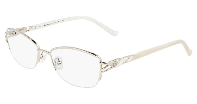 Marchon NYC Eyeglasses TRES JOLIE 194 N LIGHT GOLD/712