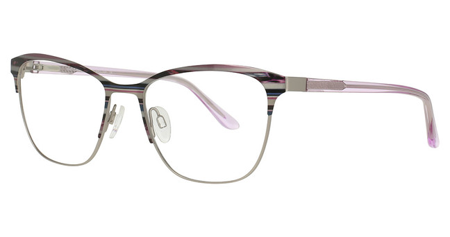 Easyclip Eyeglasses EC732 Lilac & Multicolor Stripes/80