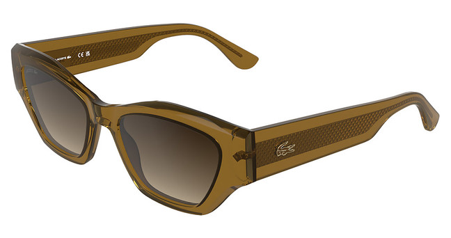 Lacoste Eyeglasses L6072S TRANSPARENT BROWN/214