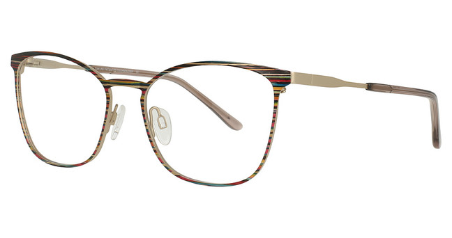 Takumi Eyeglasses TK1326 Gold & Multicolor Stripes/10