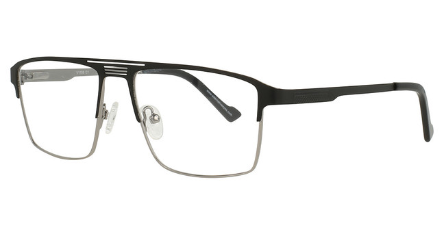 Vue Eyeglasses V1198 BLACK/GUN/C1