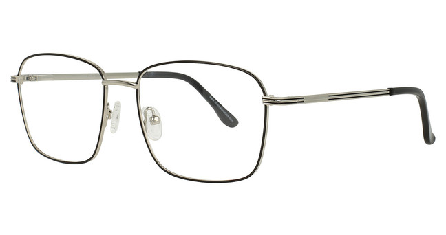 Vue Eyeglasses V1204 MT BLACK/SILVER/C1