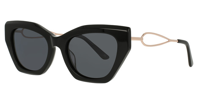 One Sun Eyeglasses SUN 325 BLACK/ROSE GOLD/C1