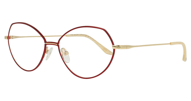 The Neighbors Eyeglasses The Tacias Matte Red Gold/3