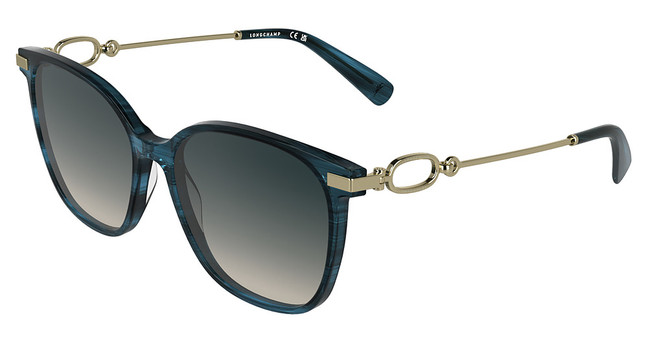 Longchamp Eyeglasses LO805S STRIPED BLUE/407