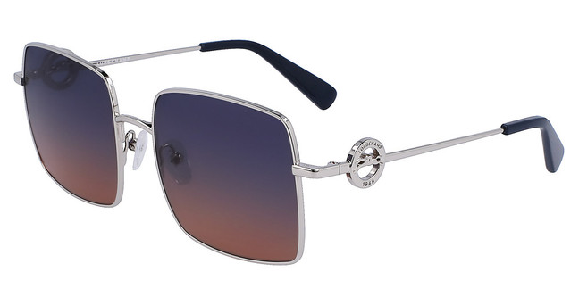Longchamp Eyeglasses LO162S N SILVER/GRADIENT PETROL - BROWN/719