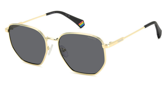 Polaroid Eyeglasses PLD 6214/S/XN GOLD GREY/02F7