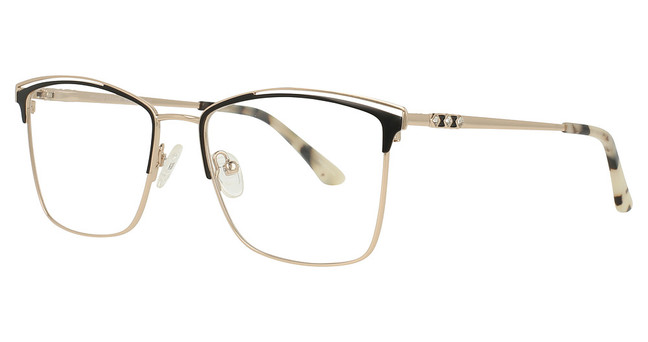 Marie Claire Eyeglasses 6346 Black/Gold