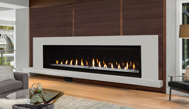 84" Direct Vent Fireplace, Linear, Lights, Electronic Ignition, Natural Gas DRL6084TEN