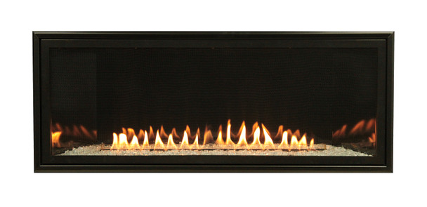 Boulevard Vent-Free Fireplace, Linear Intermittent Pilot with Thermostat Variable Remote Control 36 VFLB36FP90P