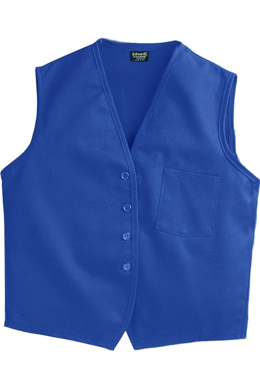 directory President marmeren One pocket vest in royal blue