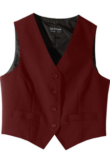 Female Best Value Vest in Burgundy - Available in Female Sizes XS-3XL- Item # 750-7490