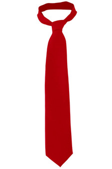 Best Value Solid Polyester Long Tie in Red - Item # 750- SD00