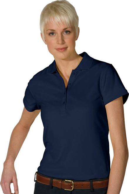 polo shirt and jeans female