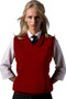 Red Best V-Neck Sweater Vest - Available in Unisex Sizes XS-5XL- Item # 750-561