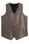 Women's Paisley Brocade Vest in Steel Grey - Available in Female Sizes XS-3XL- Item # 750-7491