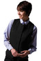 Female Bistro Vest in Black - Available in Female Sizes XS-3XL- Item # 750-7392
