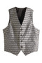 Men's Swirl Vest in Silver - Available in Men's Sizes S-5XL- Item # 750-4391