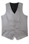 Men's Fancy Dots Vest in Silver - Available in Men's Sizes S-5XL- Item # 750-4497