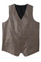 Men's Paisley Brocade Vest in Steel Grey - Available in Men's Sizes S-5XL- Item # 750-4491