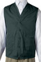 Hunter Green Vest with Two Waist Pockets - Available in Unisex Sizes XS-4XL- Item # 750-4106