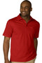 Men's Dry Mesh Hi-Performance Short Sleeve Polo Shirt in Red - Available in Men's Sizes SMALL  to  6XL  - Item  # 750-1576