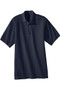 Men's Cotton/Poly Pique Blend Short Sleeve Polo Shirt in Navy Blue - Available in Men's Sizes SMALL to  6XL  Item  # 750-1500