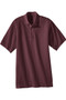 Men's Cotton/Poly Pique Blend Short Sleeve Polo Shirt in Burgundy - Available in Men's Sizes SMALL to  6XL  Item  # 750-1500