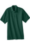 Men's Cotton/Poly Pique Blend Short Sleeve Polo Shirt in Hunter Green - Available in Men's Sizes SMALL to  6XL  Item  # 750-1500