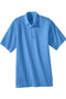 Men's Cotton/Poly Pique Blend Short Sleeve Polo Shirt in Marina Blue - Available in Men's Sizes SMALL to  6XL  Item  # 750-1500