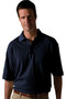 Men's Premium Cotton Short Sleeve Polo Shirt in Navy Blue - Available in Men's Sizes SMALL to  6XL  Item  # 750-1530