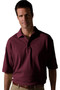 Men's Premium Cotton Short Sleeve Polo Shirt in Burgundy - Available in Men's Sizes SMALL to  6XL  Item  # 750-1530