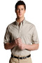 Men's Best Value Short Sleeve Uniform Work Shirt with Chest Pocket in Tan - Available in Men's Sizes SMALL to 6XL-TALL Item # 750-1230