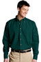 Men's Best Value Long Sleeve Uniform Work Shirt with Chest Pocket in Dark Teal  - Available in Men's Sizes SMALL to 6XL-TALL Item # 750-1280
