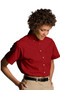 Ladies Best Value Short Sleeve Uniform Work Shirt with Chest Pocket in Brick Red - Available in Female Sizes XXS  to  3XL  - Item  # 750-5230