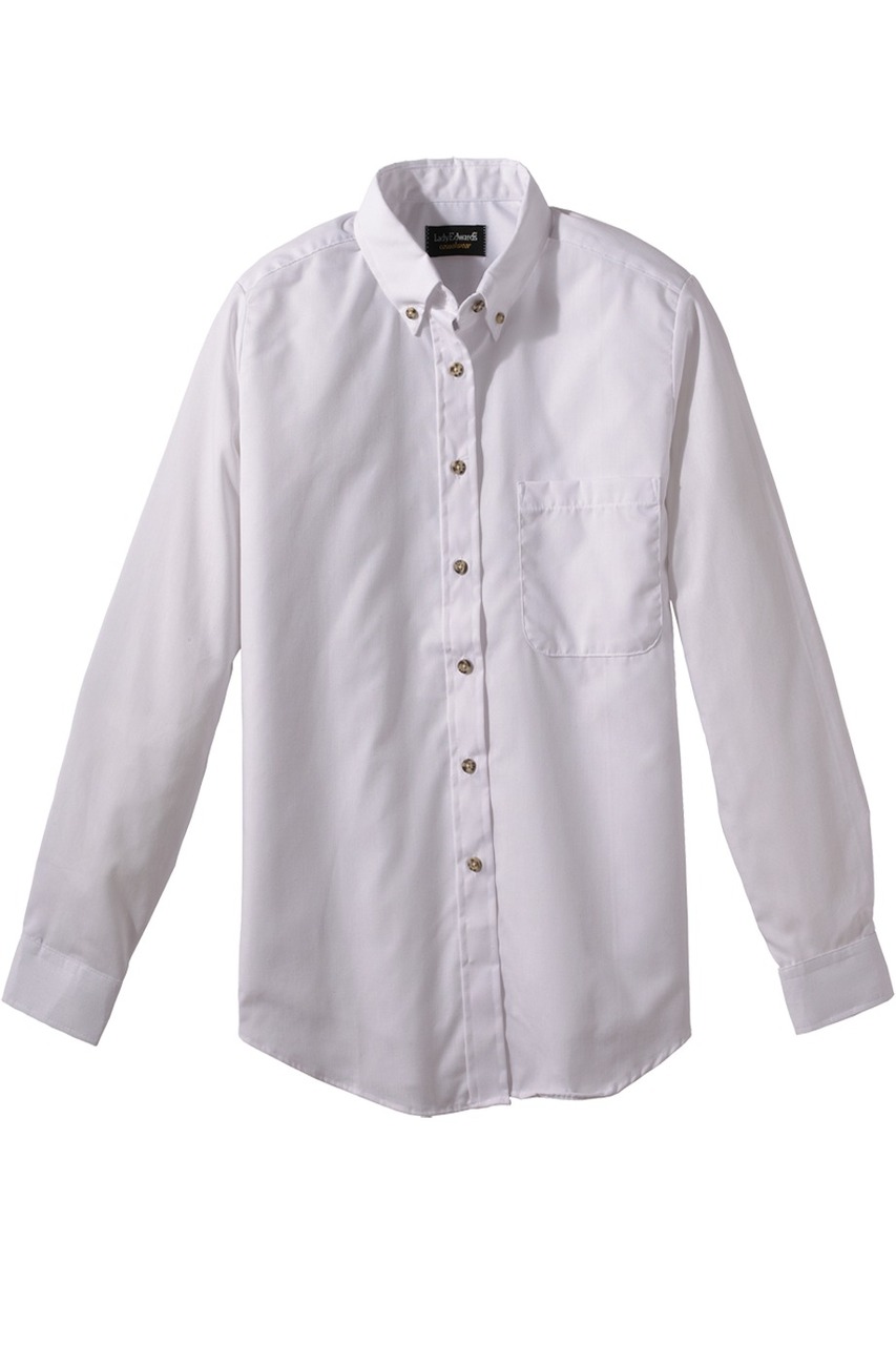 Mens best value long sleeve uniform work shirt with chest pocket