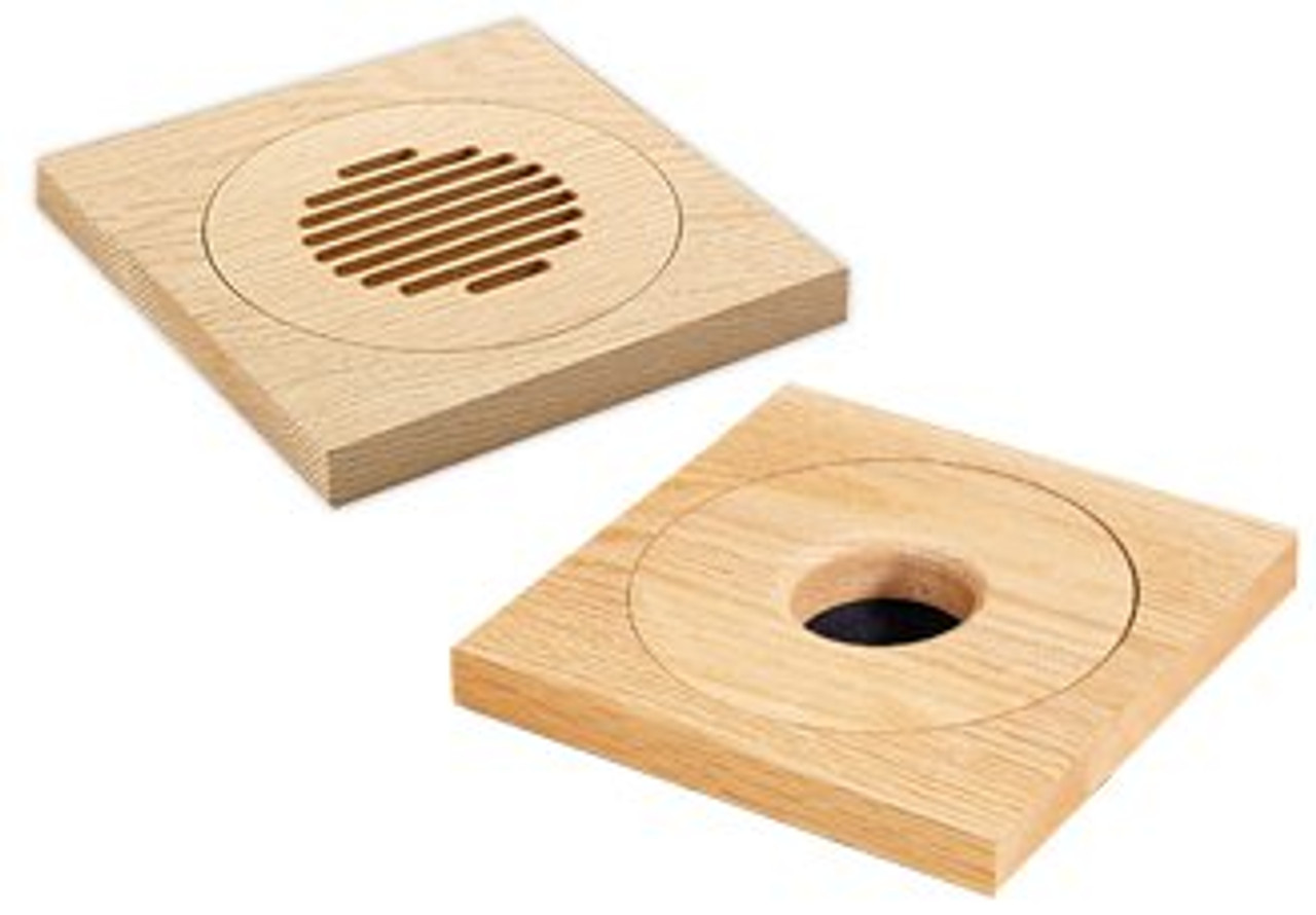 High Velocity Flush Mount Wood Outlet Cover