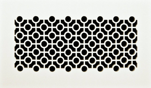 cosmo vent cover white decorative mod