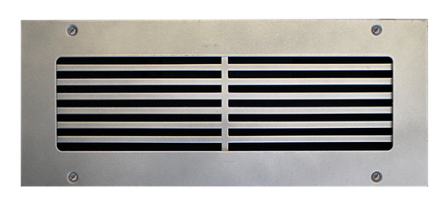Pro-Linear Vent Cover Supply (White) - 35" x 19" opening size (37x21 overall),  No mounting holes, with damper