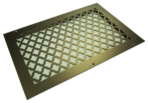Tuscan Vent Cover Return (Oil Rubbed Bronze) - 9" x 2.6" opening size (10.5" x 4" overall) no mounting holes