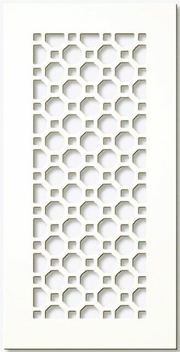 Cobblestone Return Vent Cover (white)  - 7.5"w x 11"h opening size (9.5" x 13" overall) with mounting holes