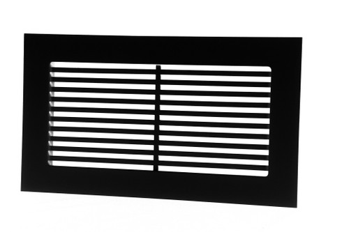 Pro-Linear Vent Cover Return (Black) - 38.75" x 2" opening size (39.75" x 3" overall size) no mounting holes